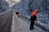 В Кировской области дорожные службы продолжают устранять последствия обильных снегопадов